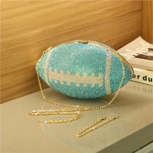 Diamond Football Clutch