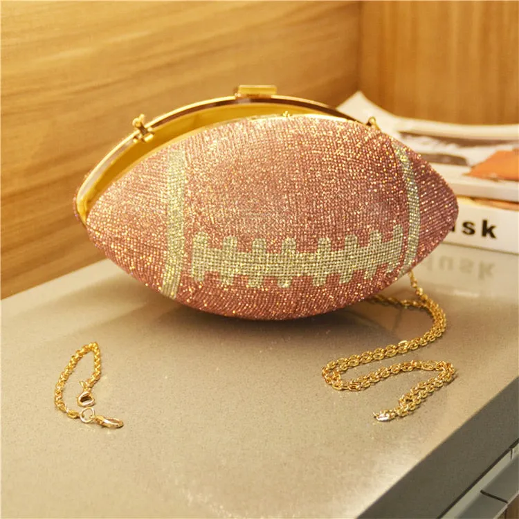 Diamond Football Clutch