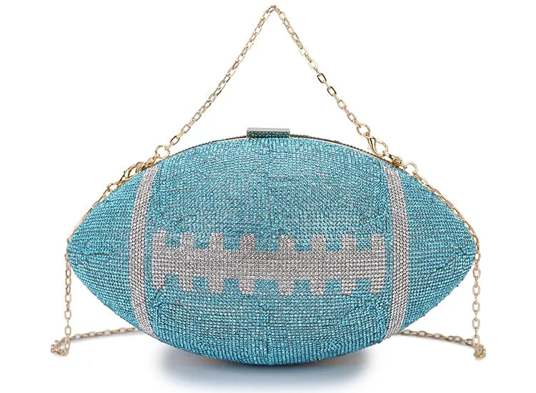 Diamond Football Clutch