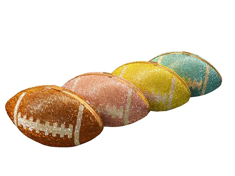 Diamond Football Clutch