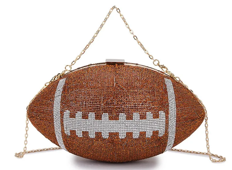 Diamond Football Clutch