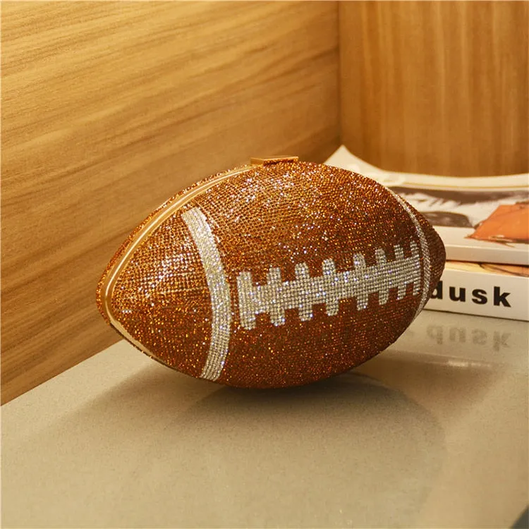 Diamond Football Clutch