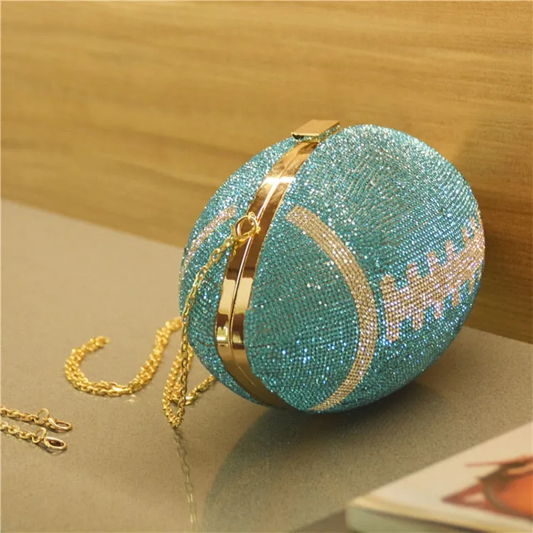 Diamond Football Clutch