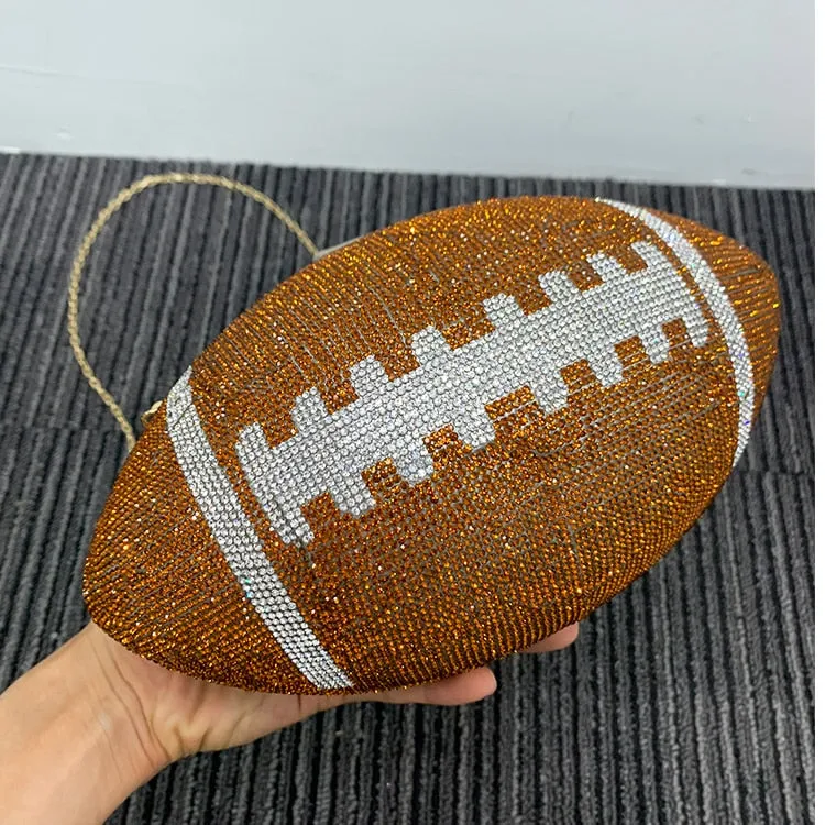 Diamond Football Clutch