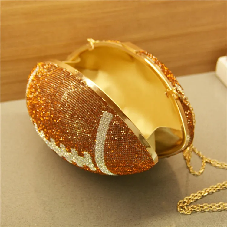 Diamond Football Clutch