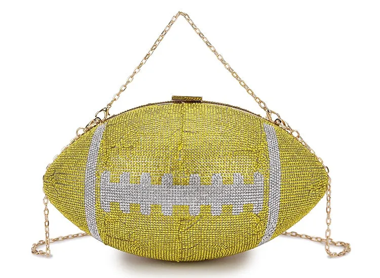 Diamond Football Clutch