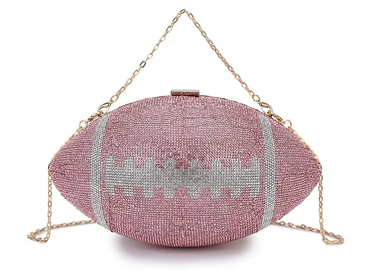 Diamond Football Clutch