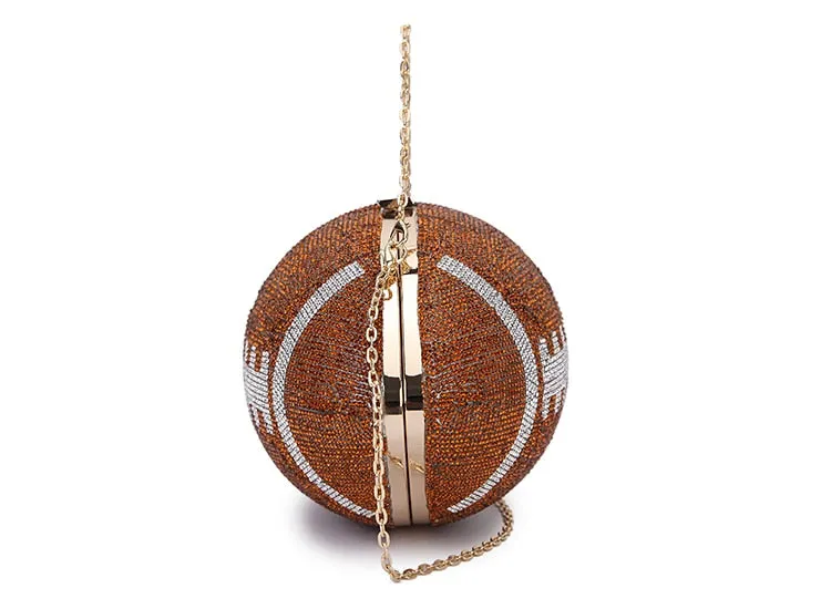 Diamond Football Clutch