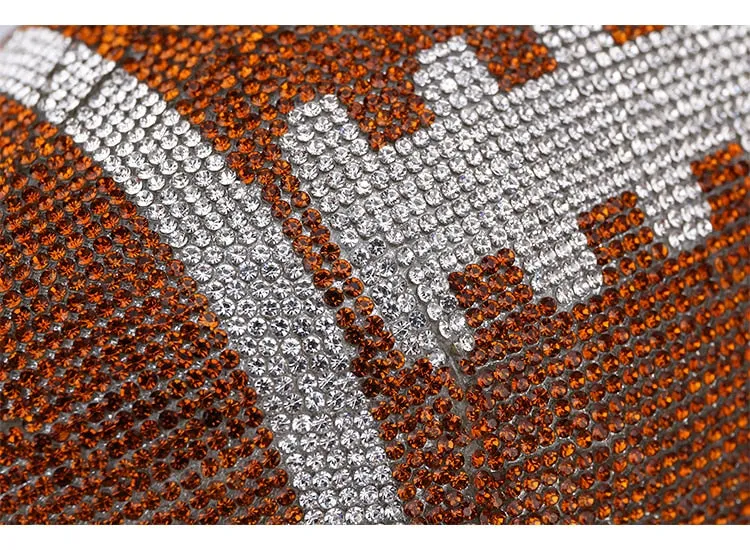 Diamond Football Clutch