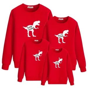 Dinosaur Family Matching Sweatshirts