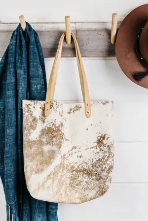 Distressed Leather Tote