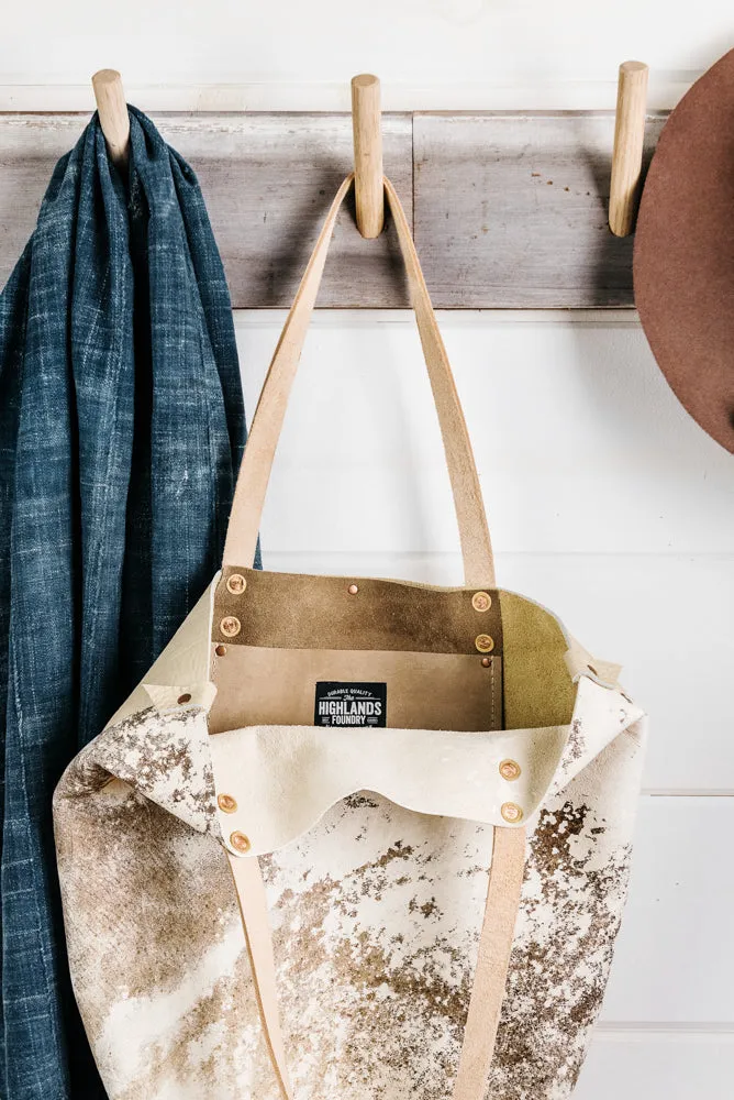 Distressed Leather Tote