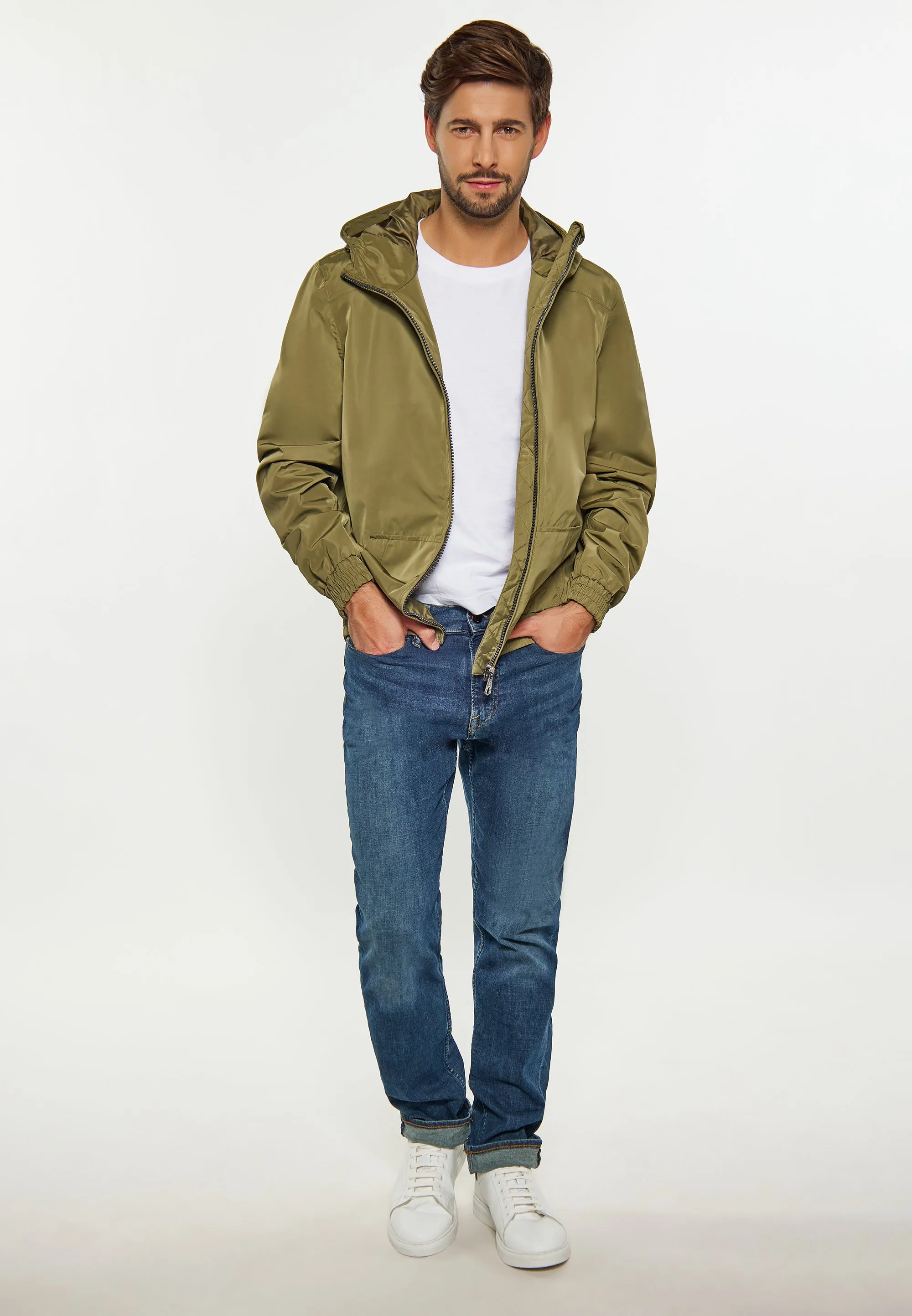 DreiMaster Maritim Men's Rain Jacket Made From Recycled Materials
