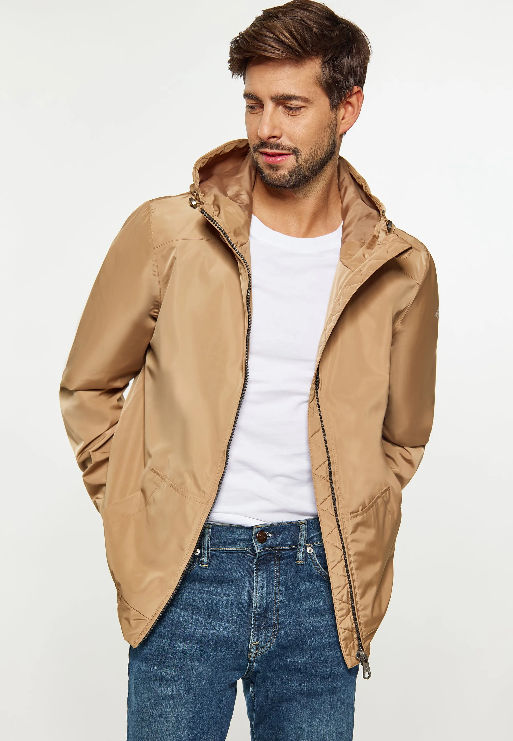 DreiMaster Maritim Men's Rain Jacket Made From Recycled Materials