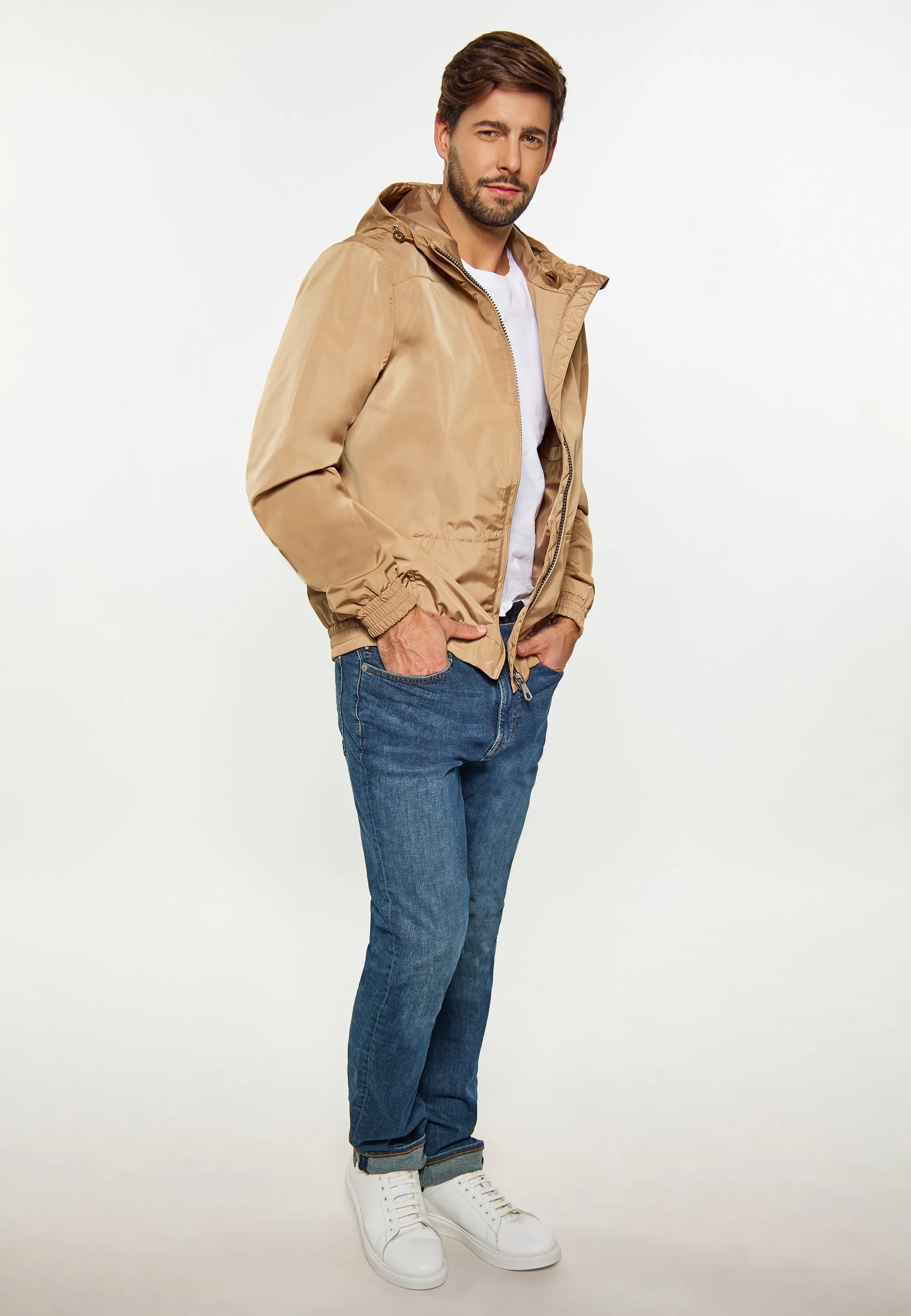 DreiMaster Maritim Men's Rain Jacket Made From Recycled Materials