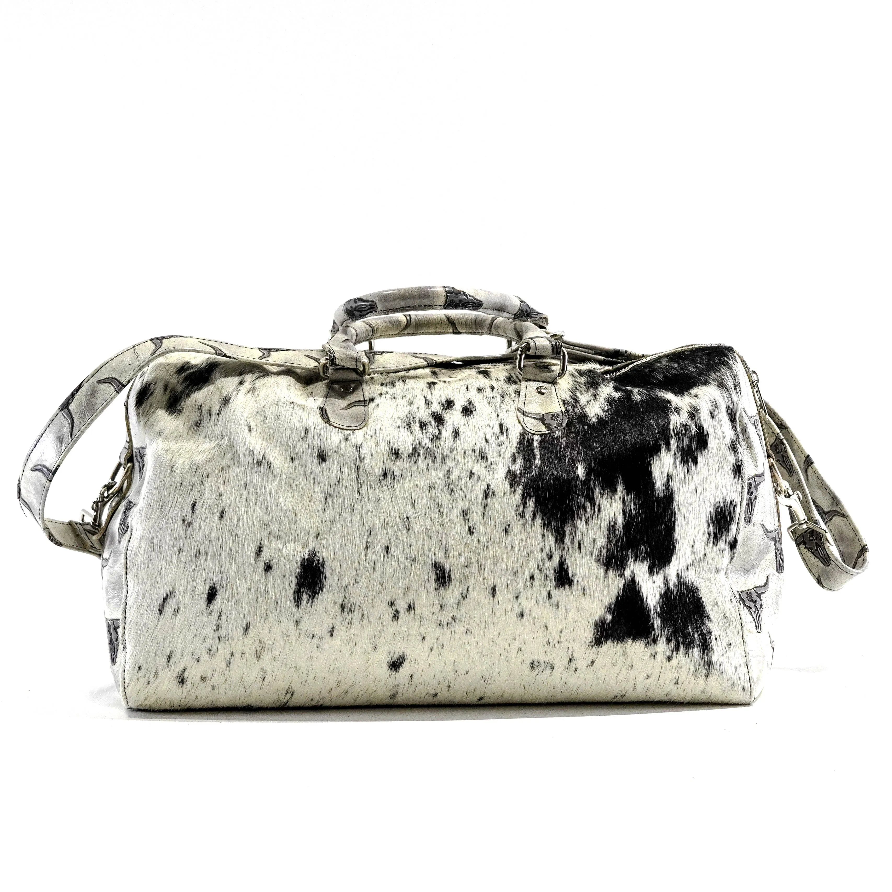 Duffel - Black & White w/ Smoke Show Skulls