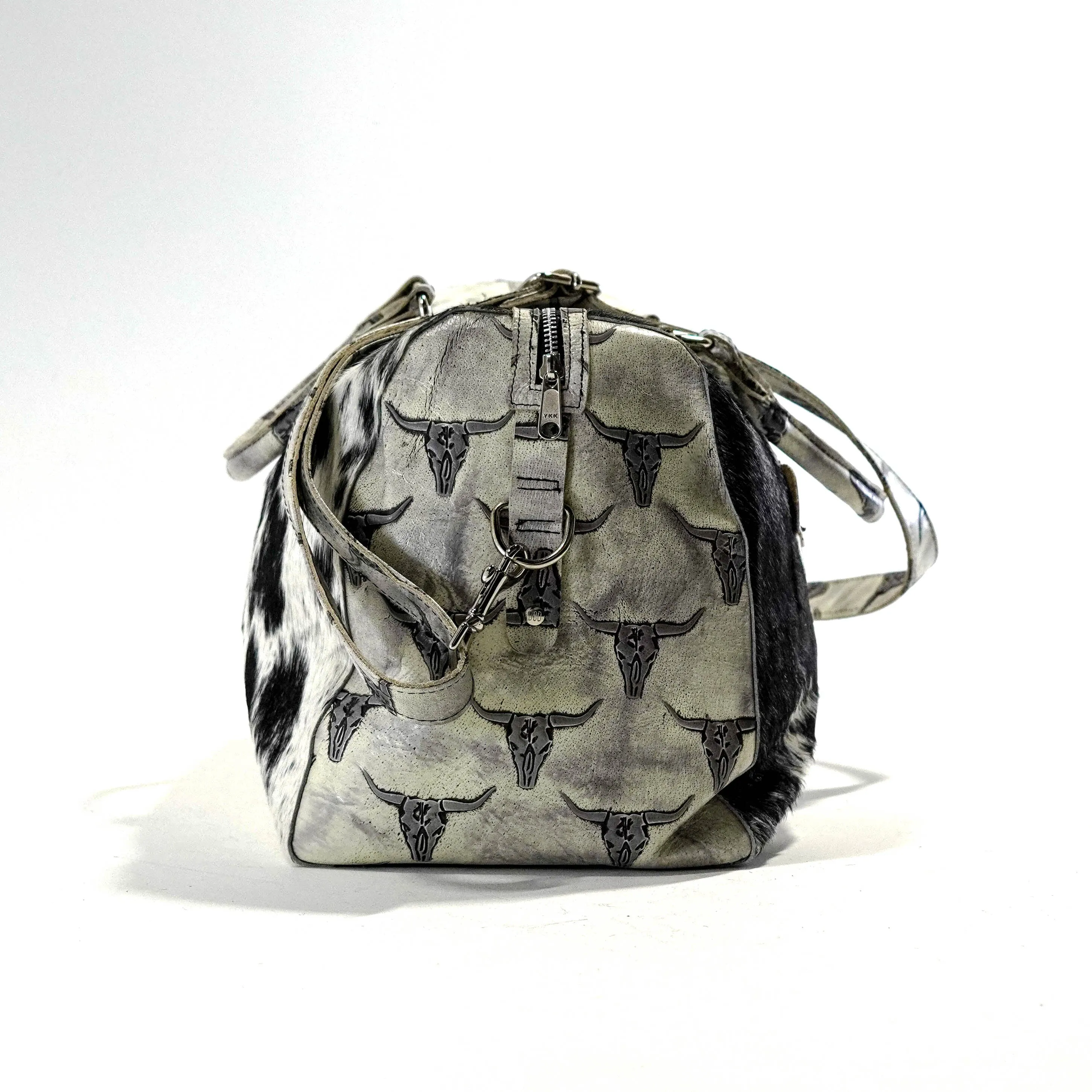 Duffel - Black & White w/ Smoke Show Skulls