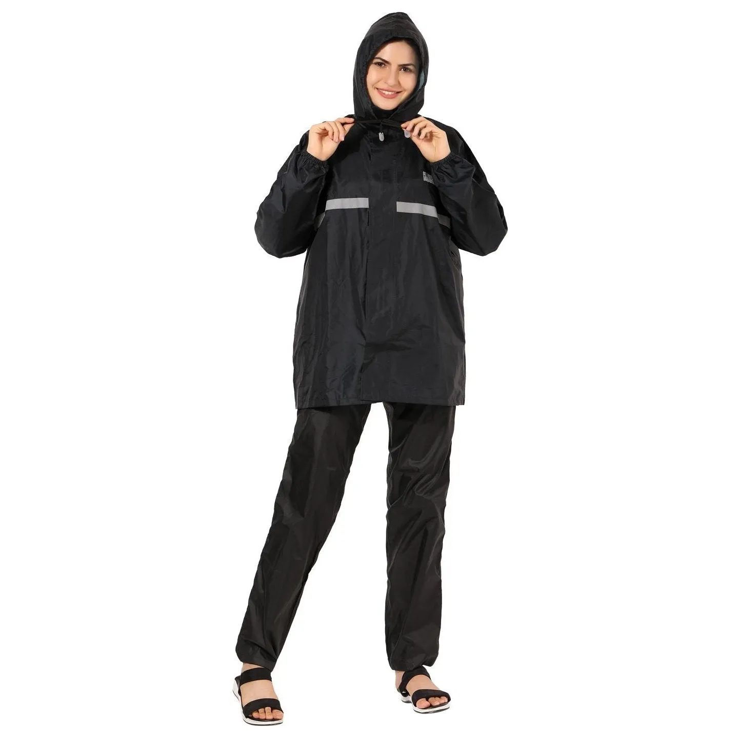 Dv Pro Women Rainsuit with pant Black