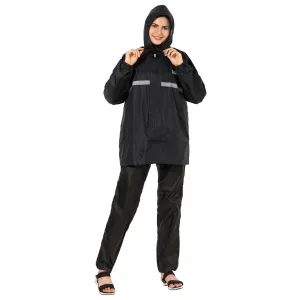 Dv Pro Women Rainsuit with pant Black