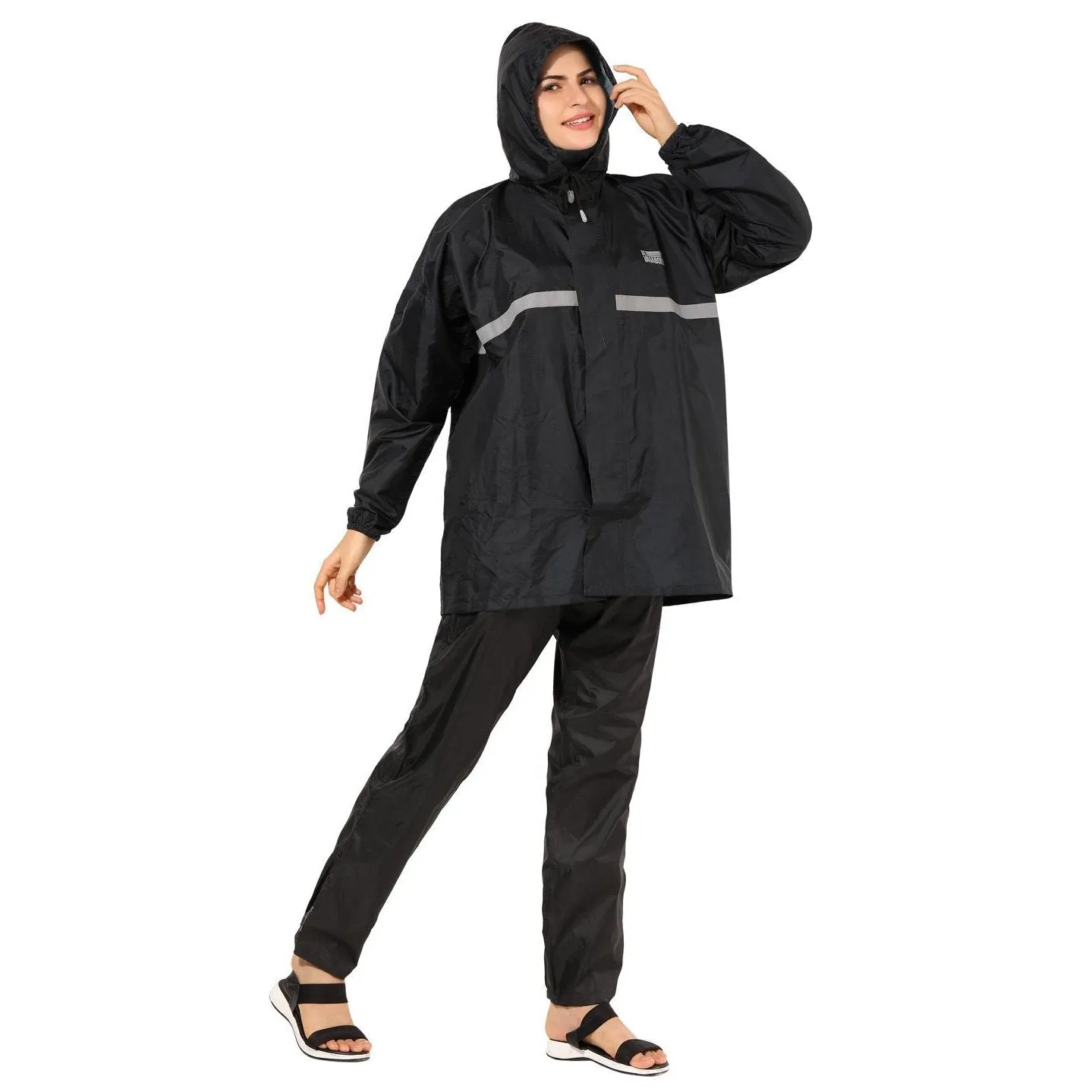 Dv Pro Women Rainsuit with pant Black