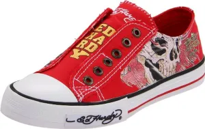 Ed Hardy Women's Low Rise Fashion Sneaker,Red-11SLR102W,6 M US