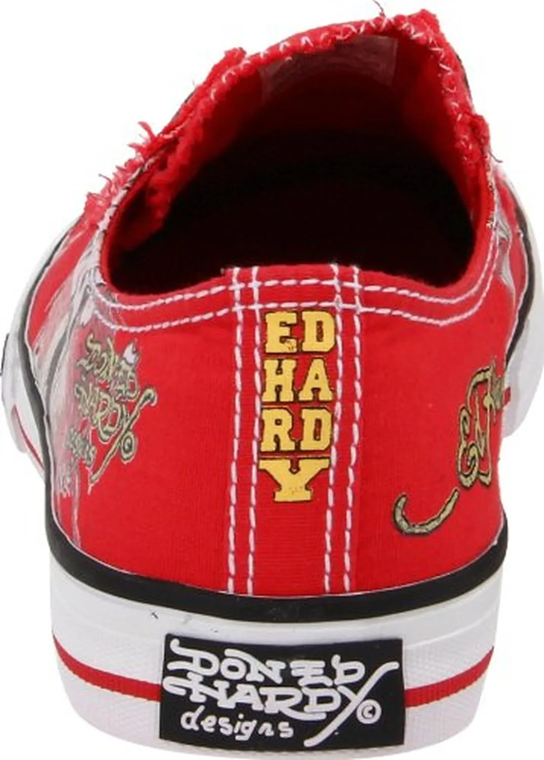 Ed Hardy Women's Low Rise Fashion Sneaker,Red-11SLR102W,6 M US
