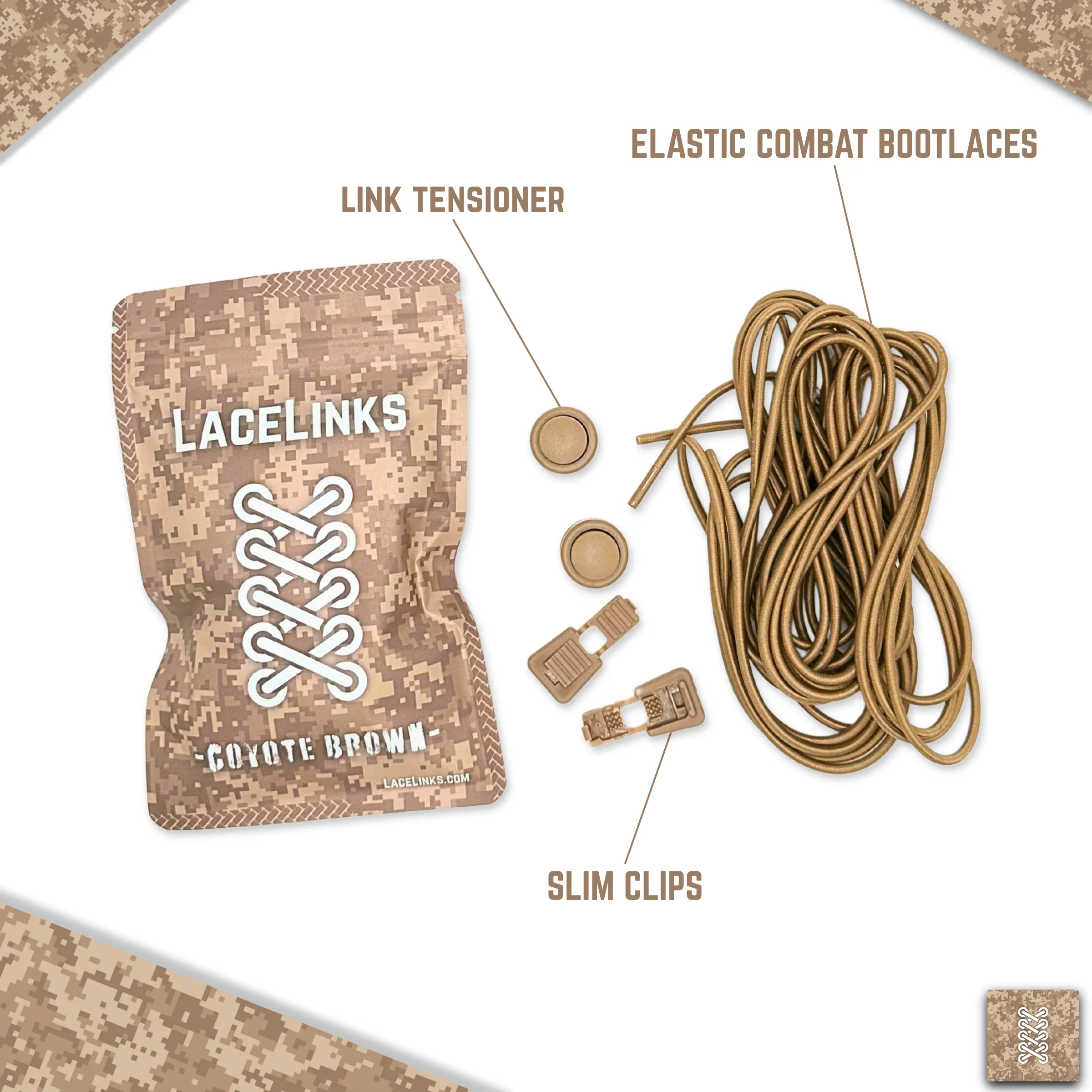 Elastic Combat Bootlaces