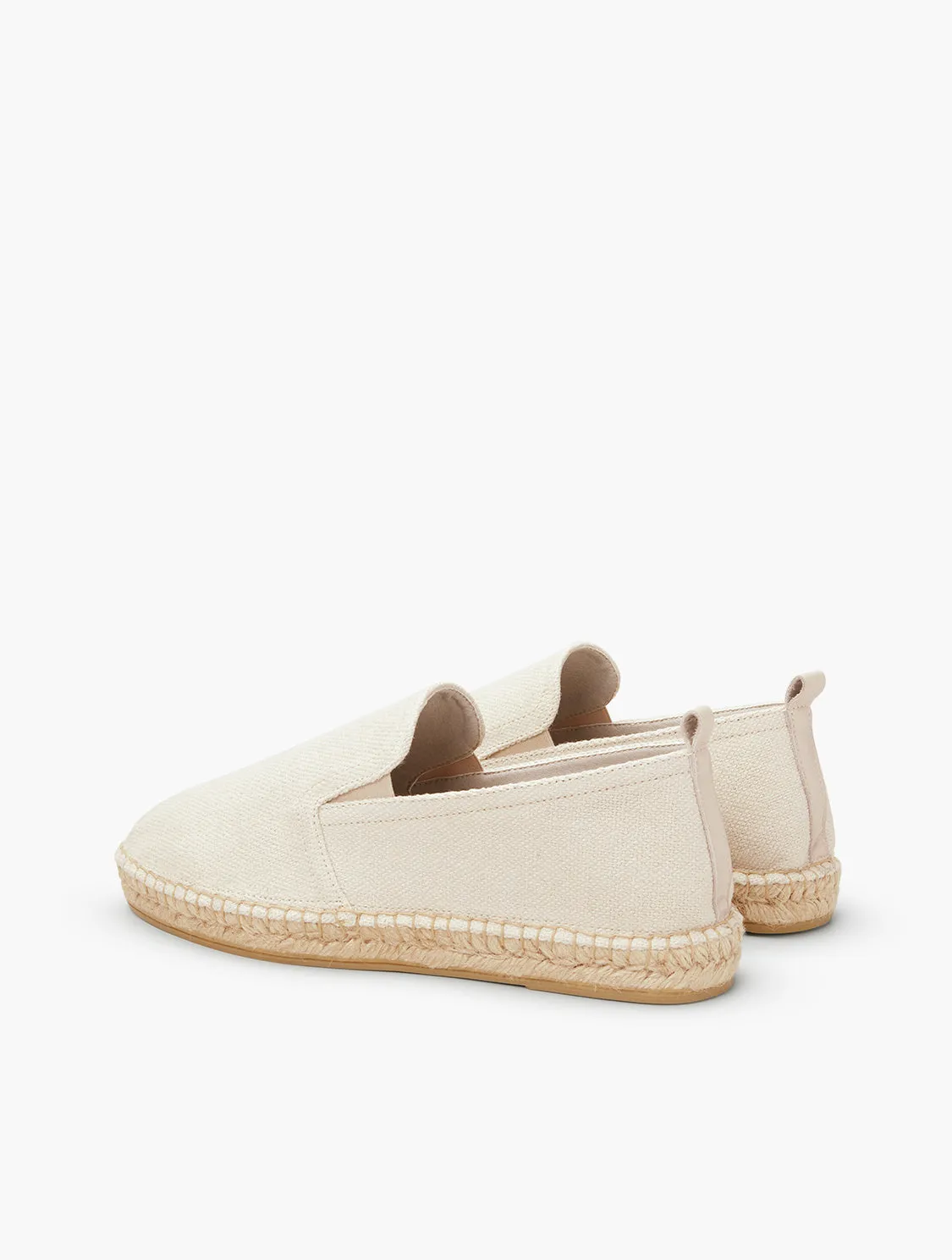 EMMANUEL LINEN ESPADRILLES