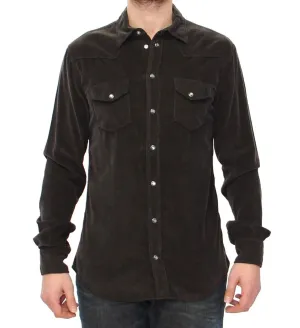 Exclusive Black Manchester Sicilia Casual Shirt