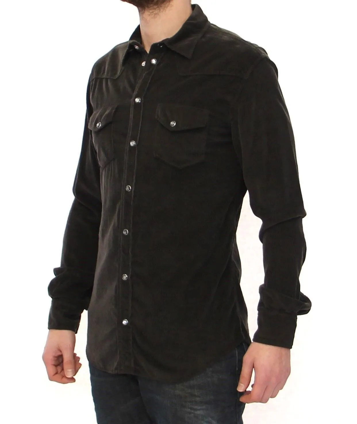 Exclusive Black Manchester Sicilia Casual Shirt