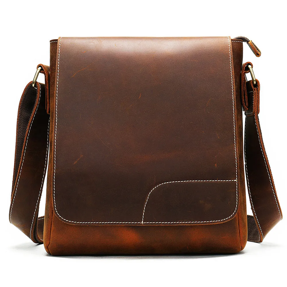 Fashion Man Handbag Genuine Leather Messenger Bag Male Cross body Casual Shoulder Business Briefcase For Men Cowhide Travel Tote