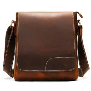 Fashion Man Handbag Genuine Leather Messenger Bag Male Cross body Casual Shoulder Business Briefcase For Men Cowhide Travel Tote