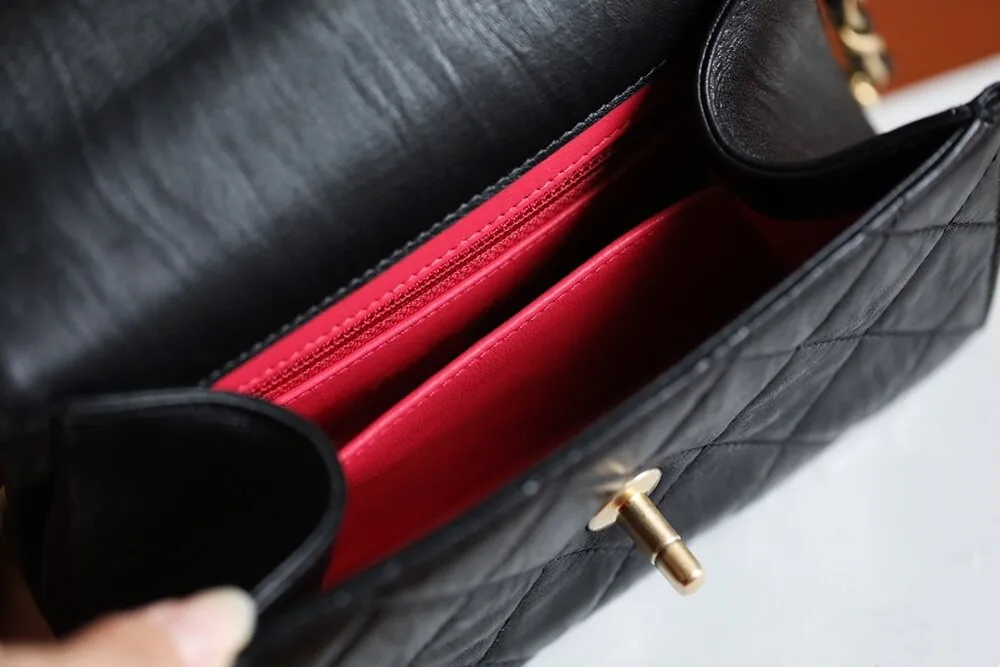Fashion Women Caviar Leather Shoulder Bag