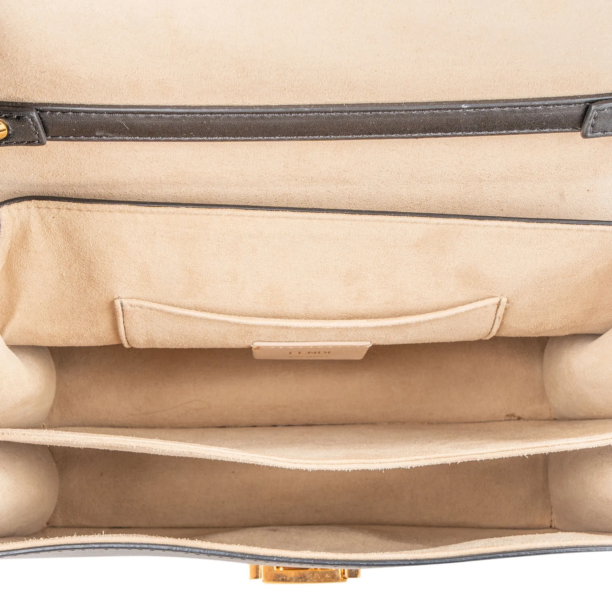 Fendi FF Monogram Kan U Liberty Handbag