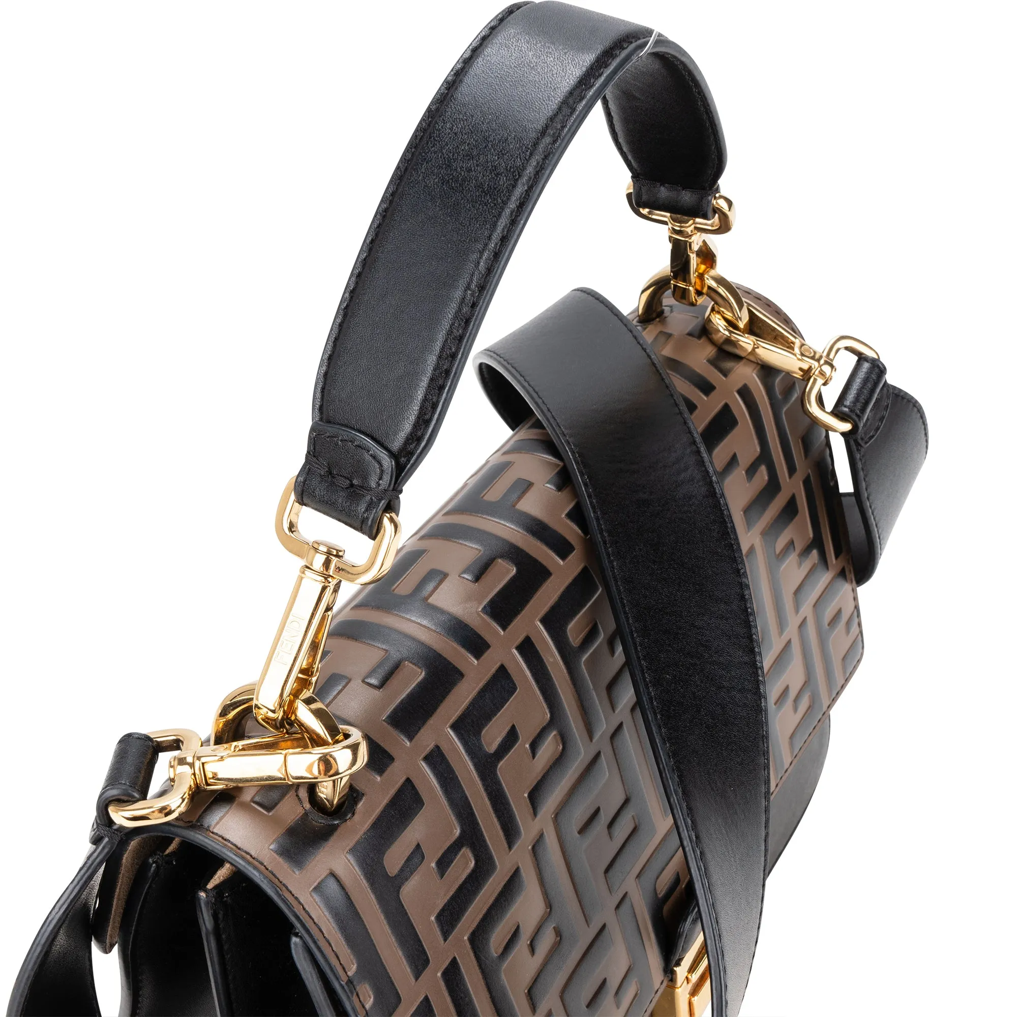 Fendi FF Monogram Kan U Liberty Handbag