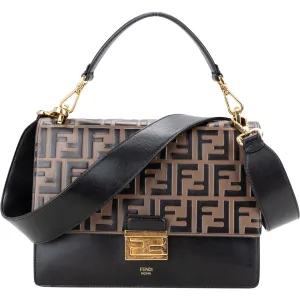 Fendi FF Monogram Kan U Liberty Handbag