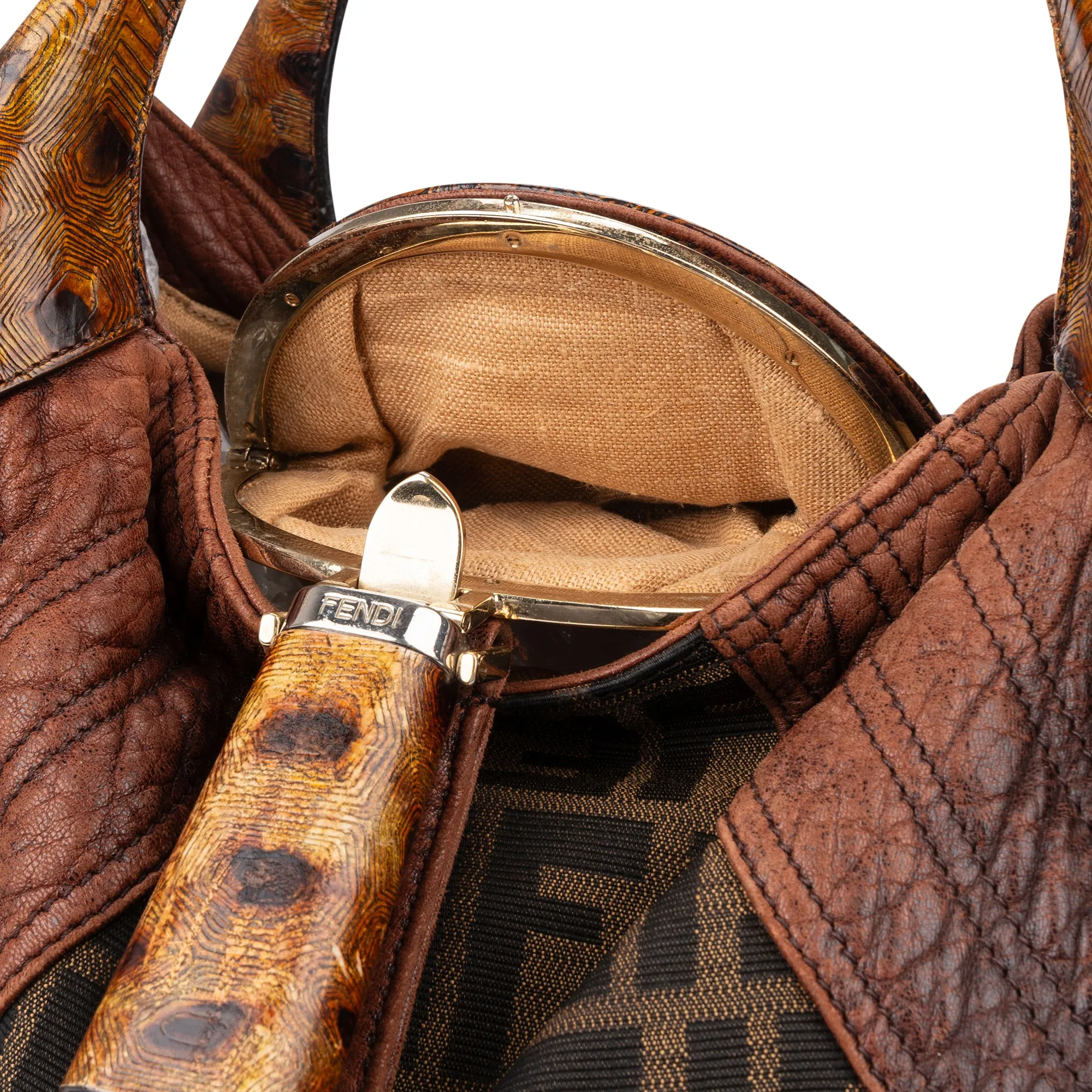 Fendi FF Monogram Spy Handbag
