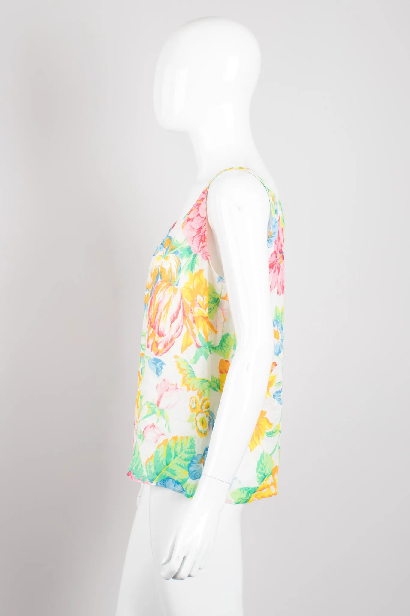 Flax Floral Print Top & Skirt Set