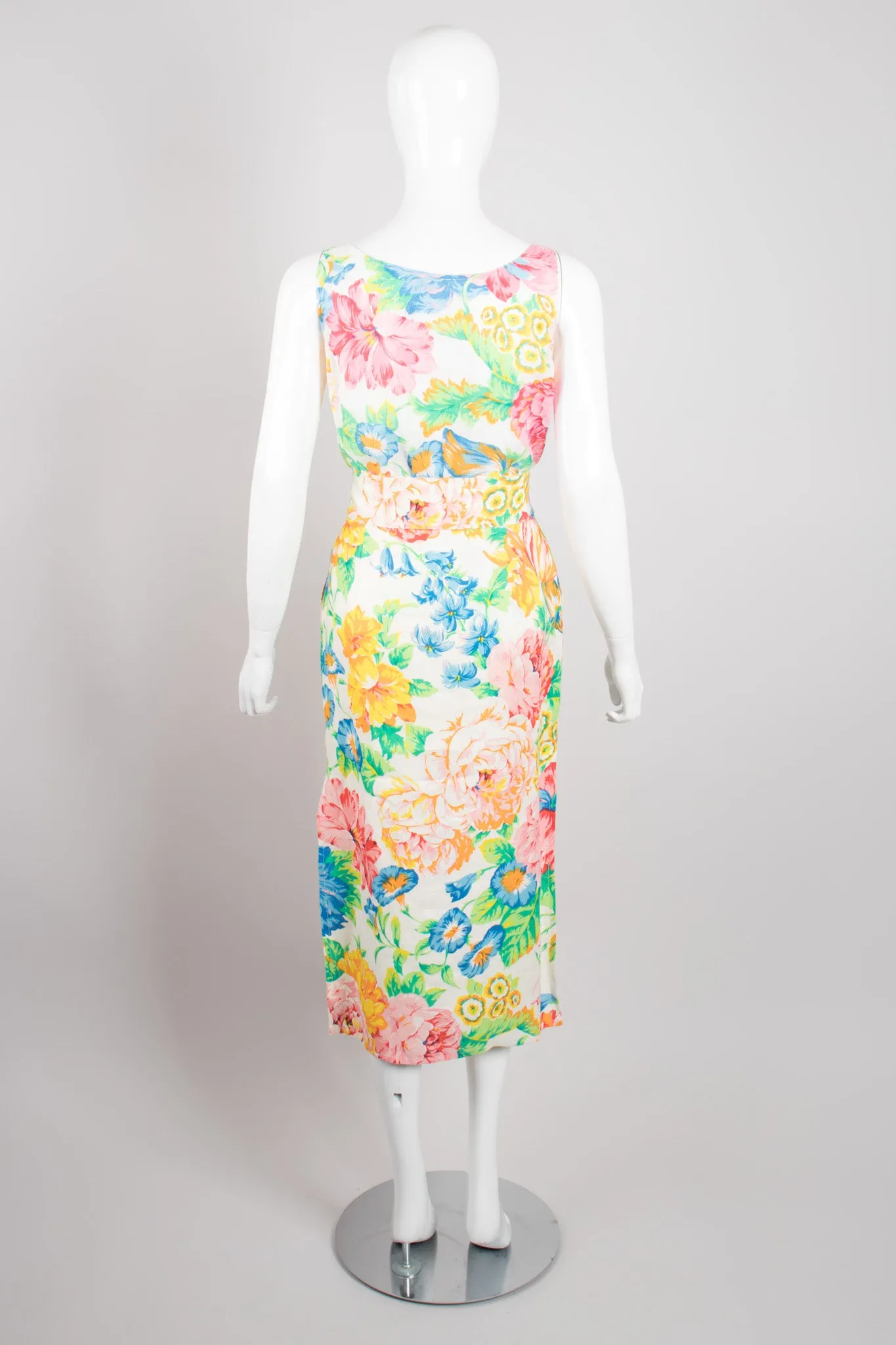 Flax Floral Print Top & Skirt Set