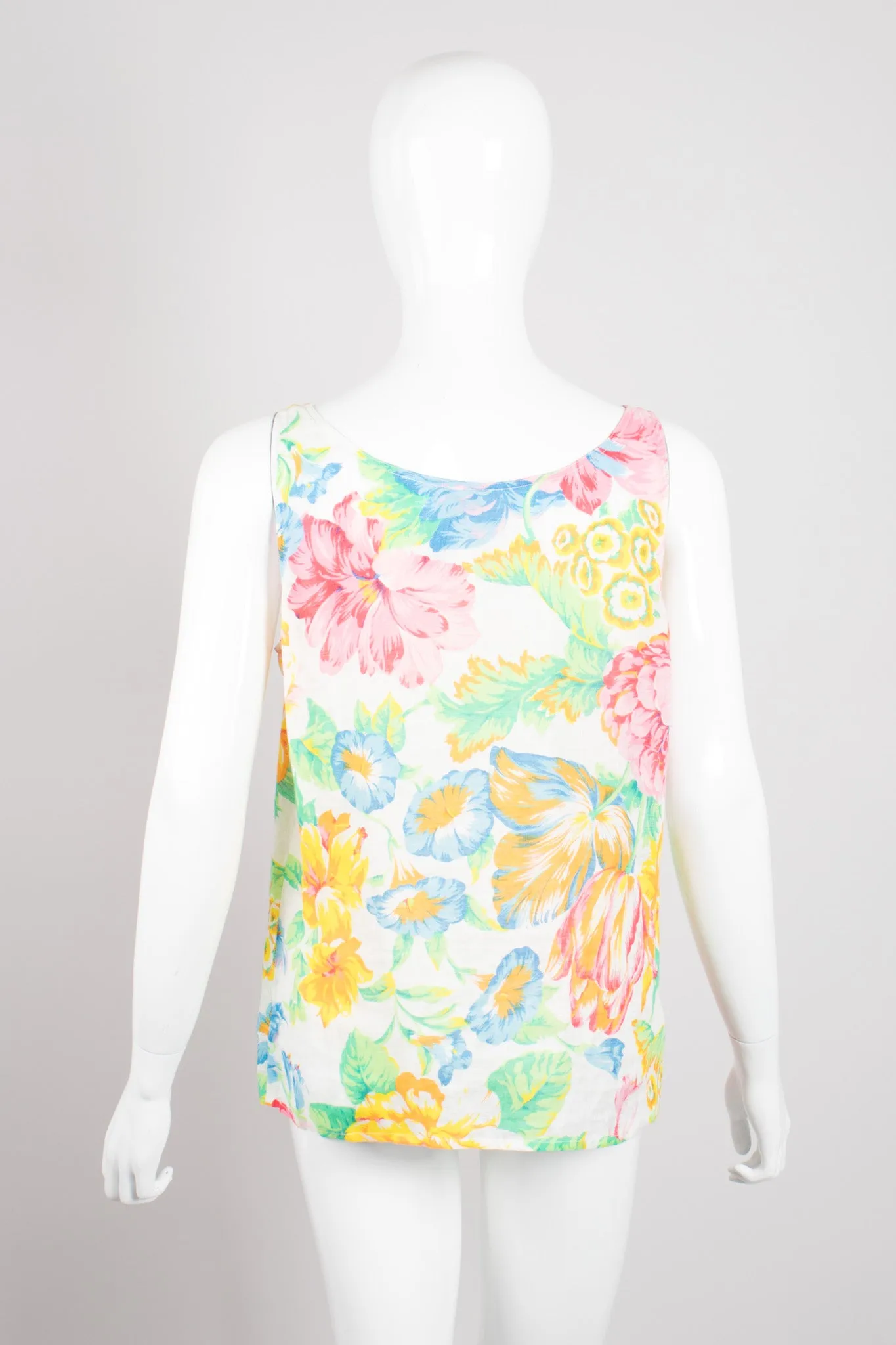 Flax Floral Print Top & Skirt Set