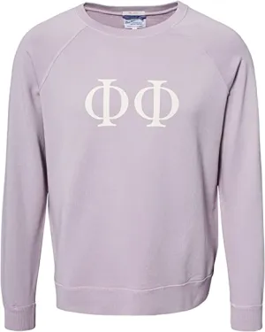 GANT RUGGER Women's Languid Lavender Phi Selfie Sweatshirt NWT