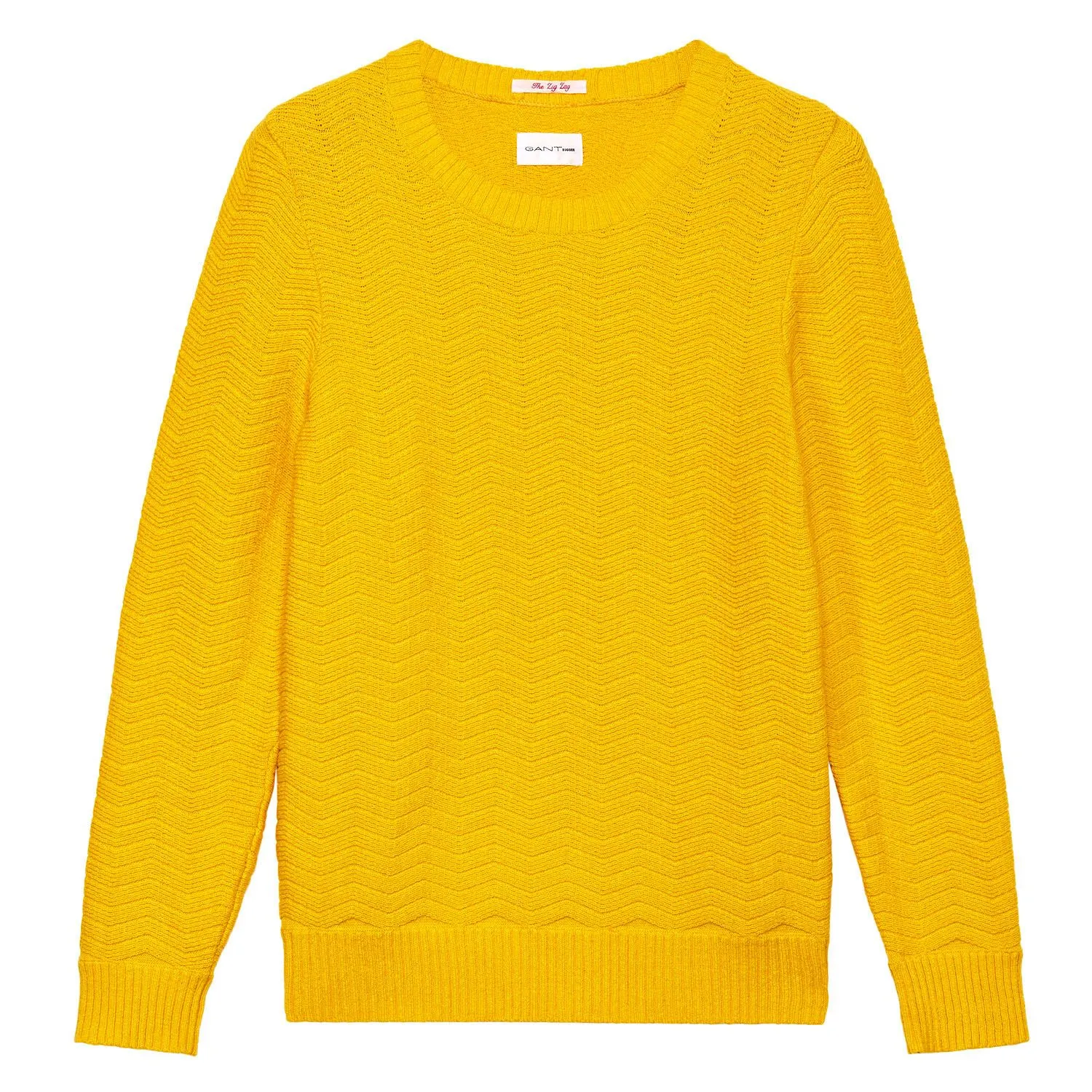 GANT RUGGER Women's Mango Zig Zag Sweater 488814 Size X-Large