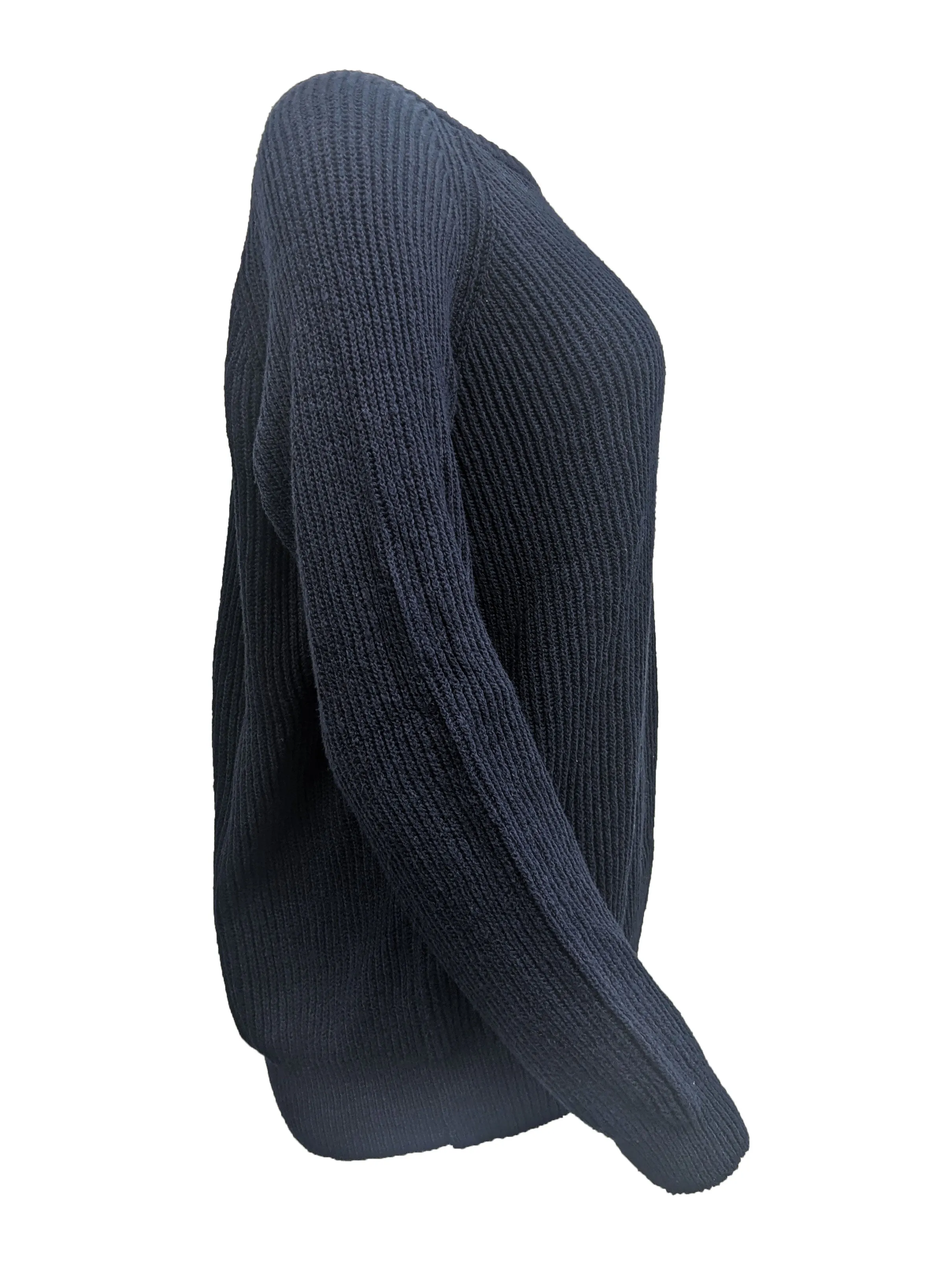 GANT RUGGER Women's Navy Cotton Marisa Sweater 488808