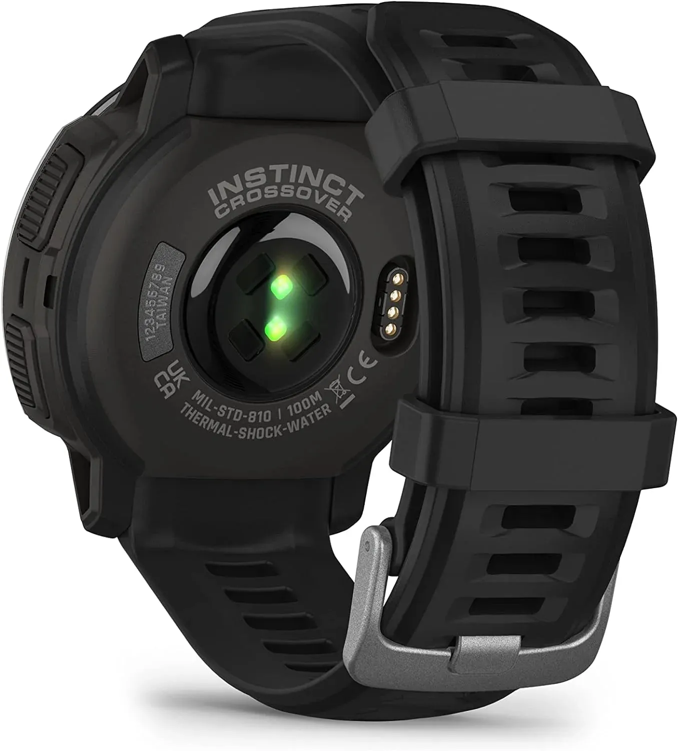 Garmin Instinct Crossover Hybrid GPS Multisport Smartwatch (Black - 45MM)