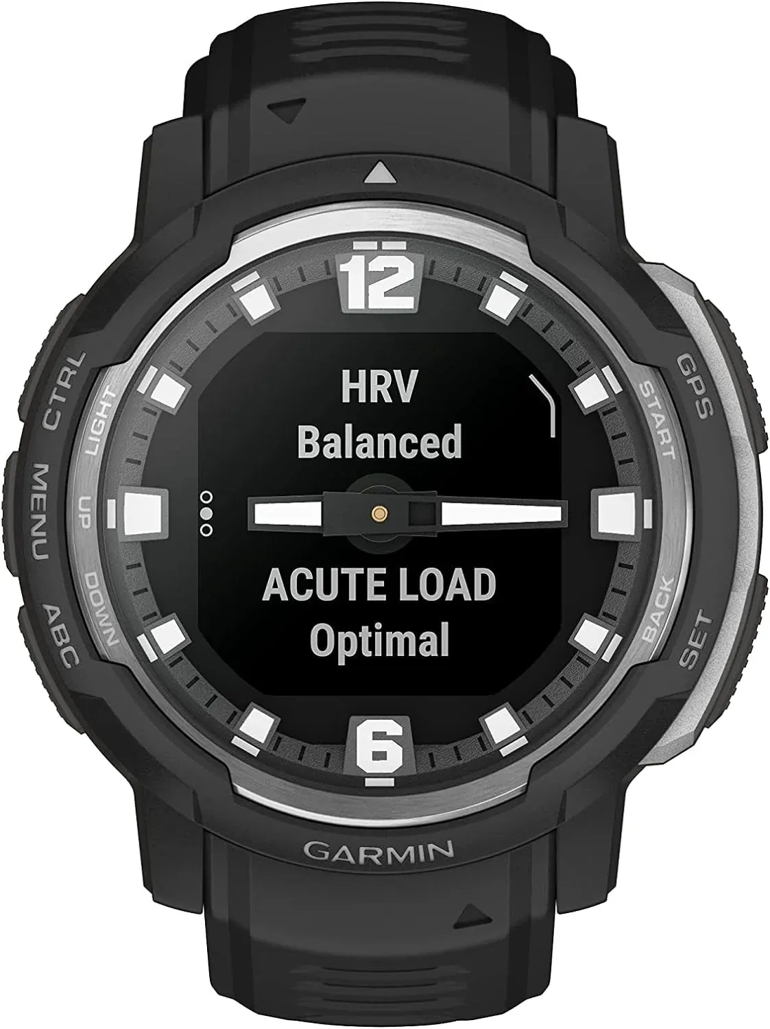 Garmin Instinct Crossover Hybrid GPS Multisport Smartwatch (Black - 45MM)