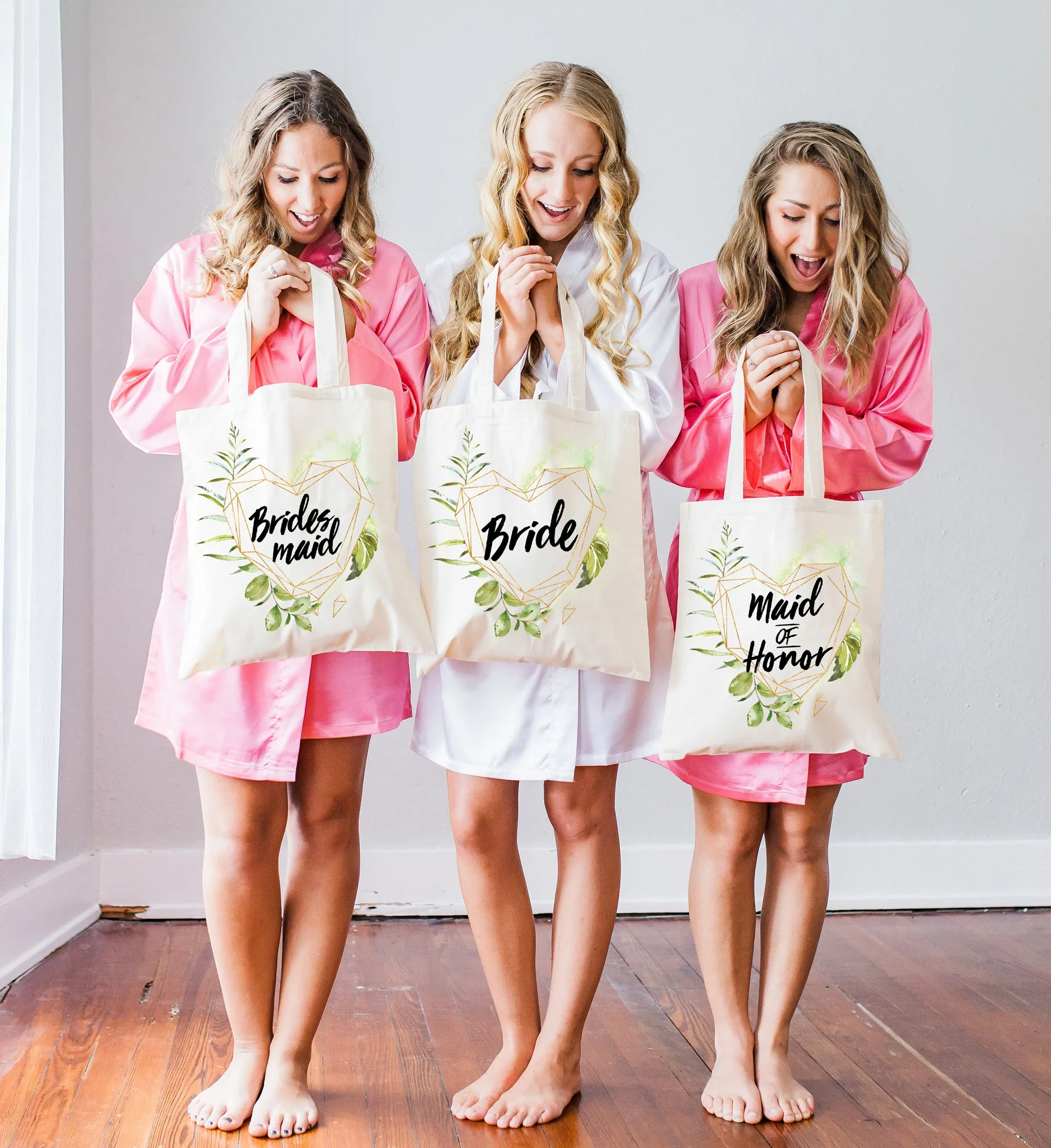 Geo Floral Wedding Bags