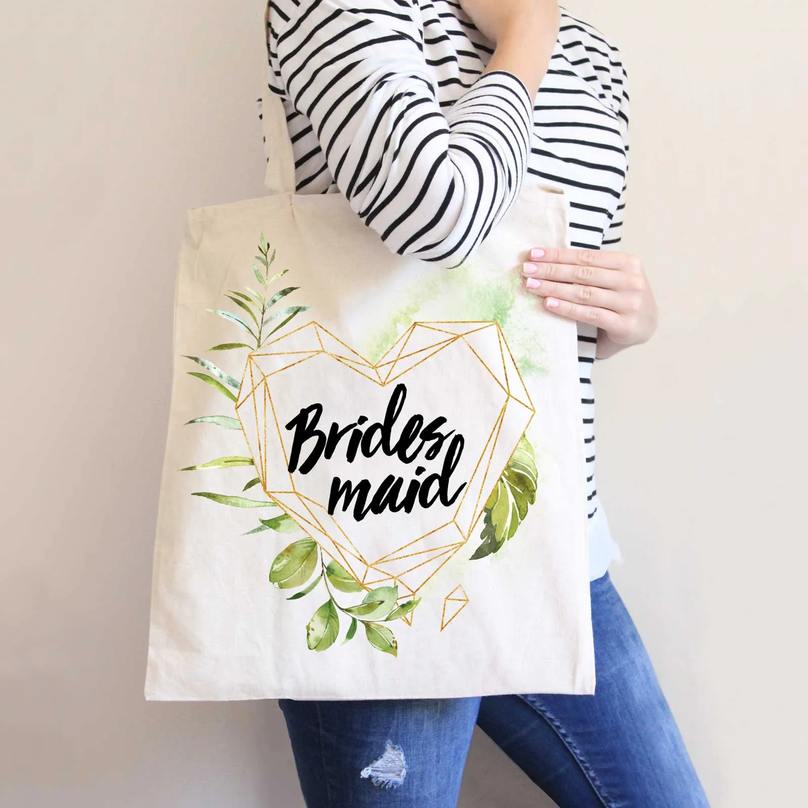Geo Floral Wedding Bags