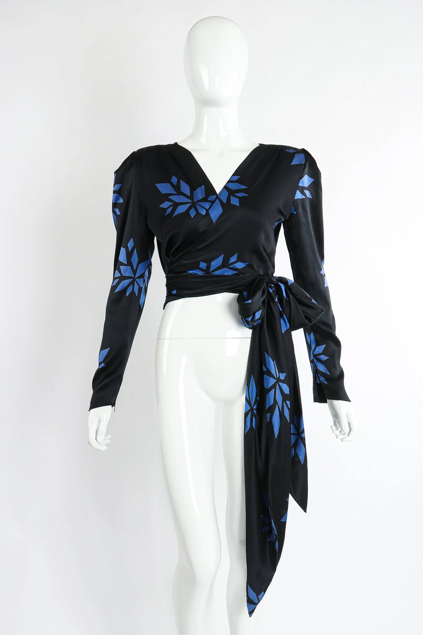 Geo Wrap Top & Skirt Set