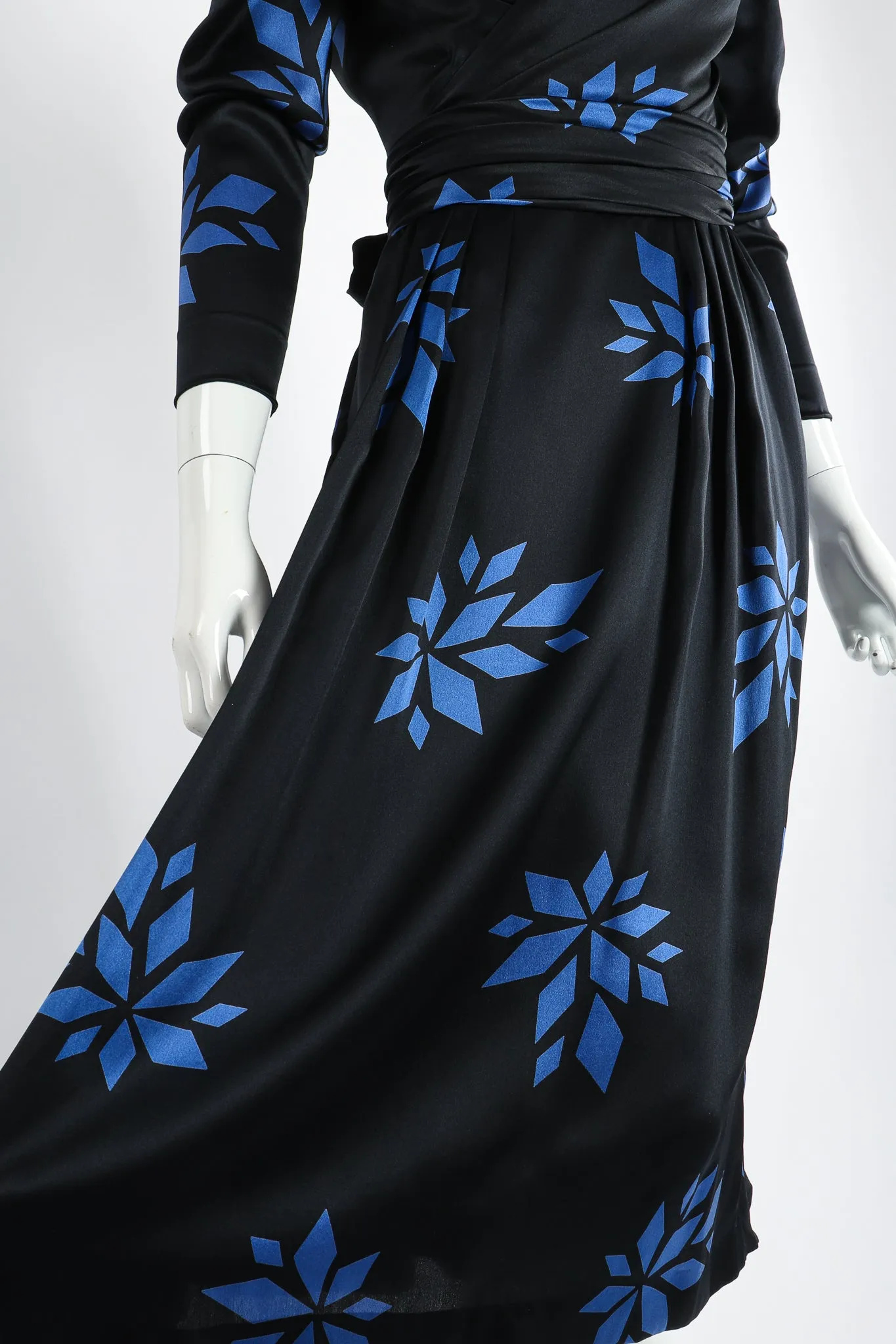 Geo Wrap Top & Skirt Set