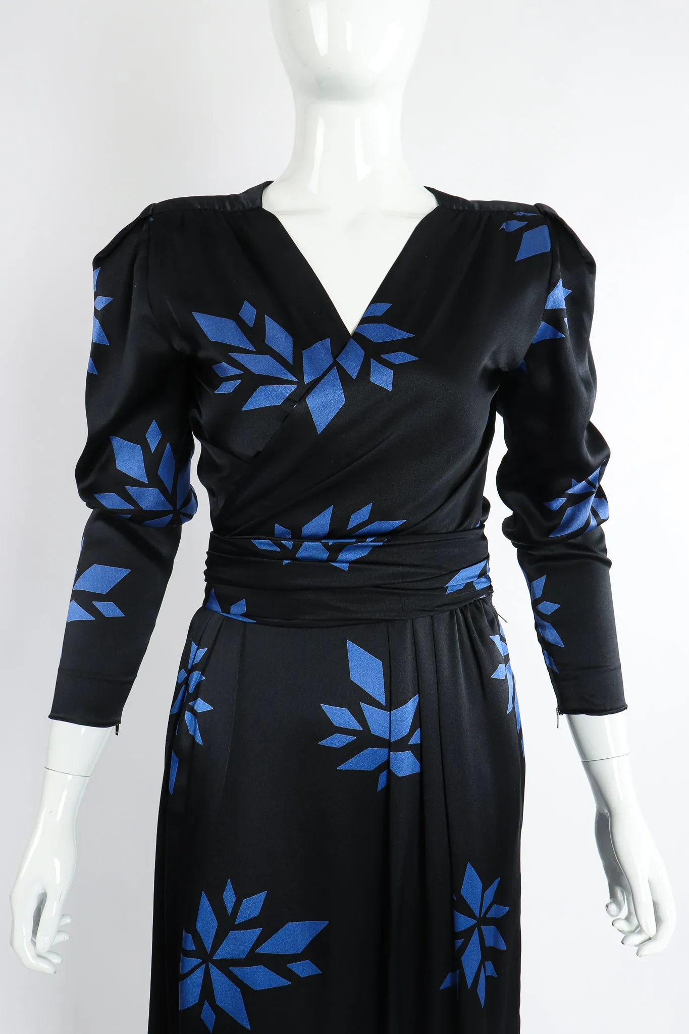 Geo Wrap Top & Skirt Set